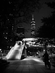 WINTER NIGHT - DOWNTOWN NEW YORK